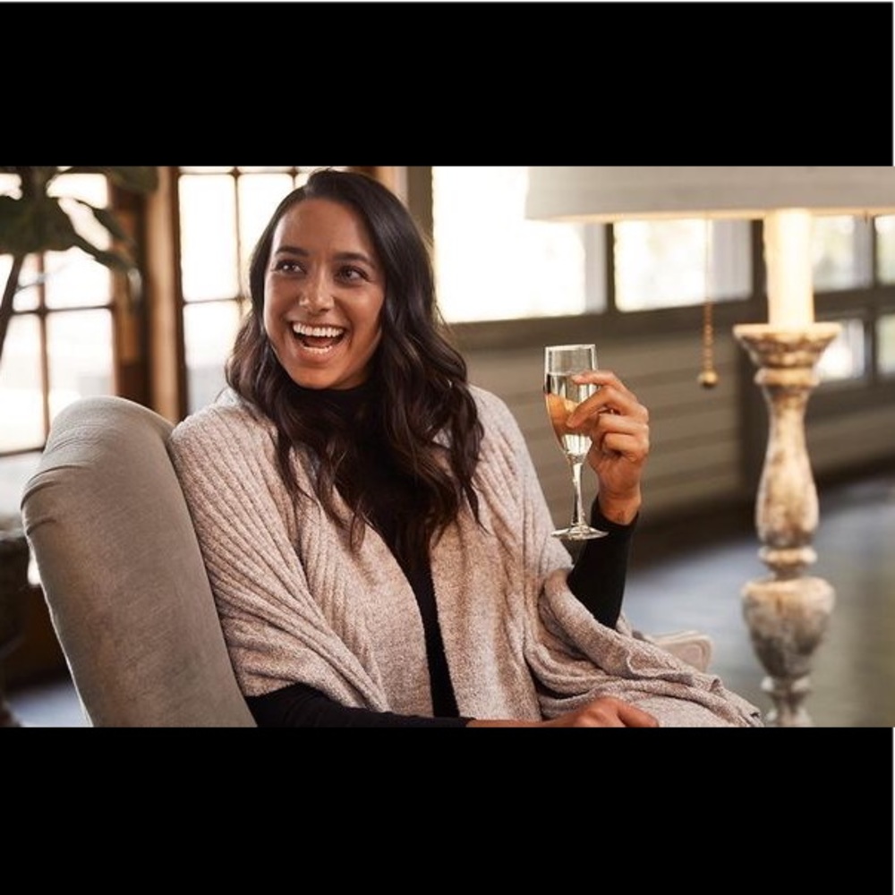 Very Soft Gray Shawl Wrap